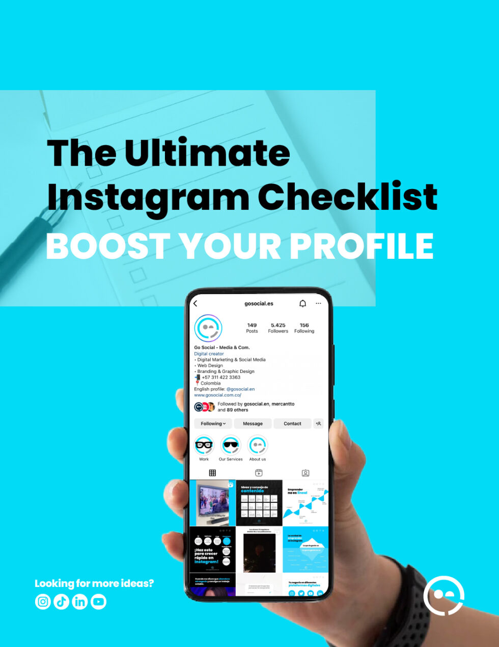 Instagram Checklist Freebie Go Social Agency