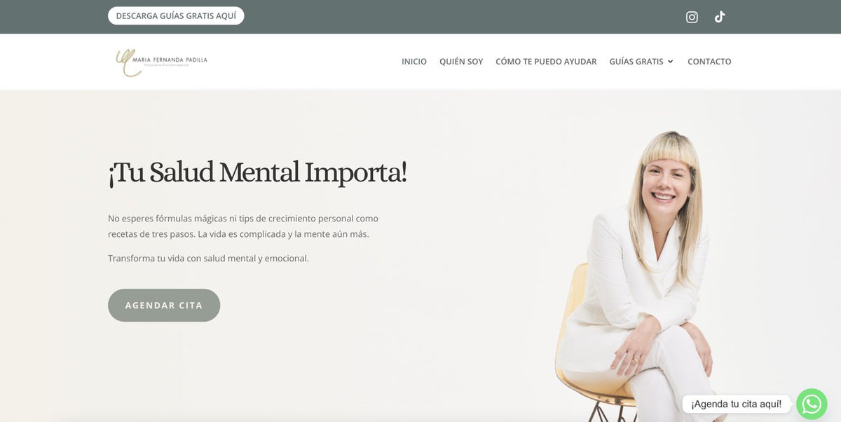 Vitalia Clinic creative in Spanish